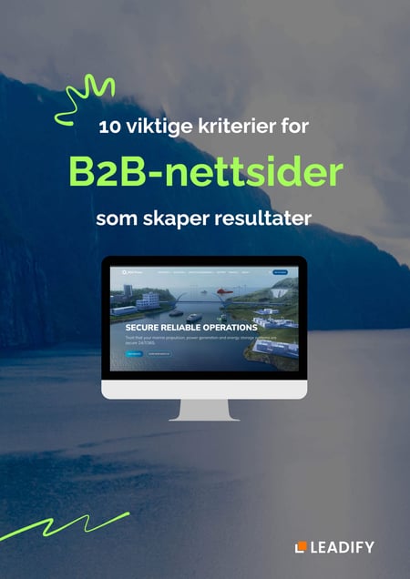 E-bok: 10 kriterier for B2B-nettsider